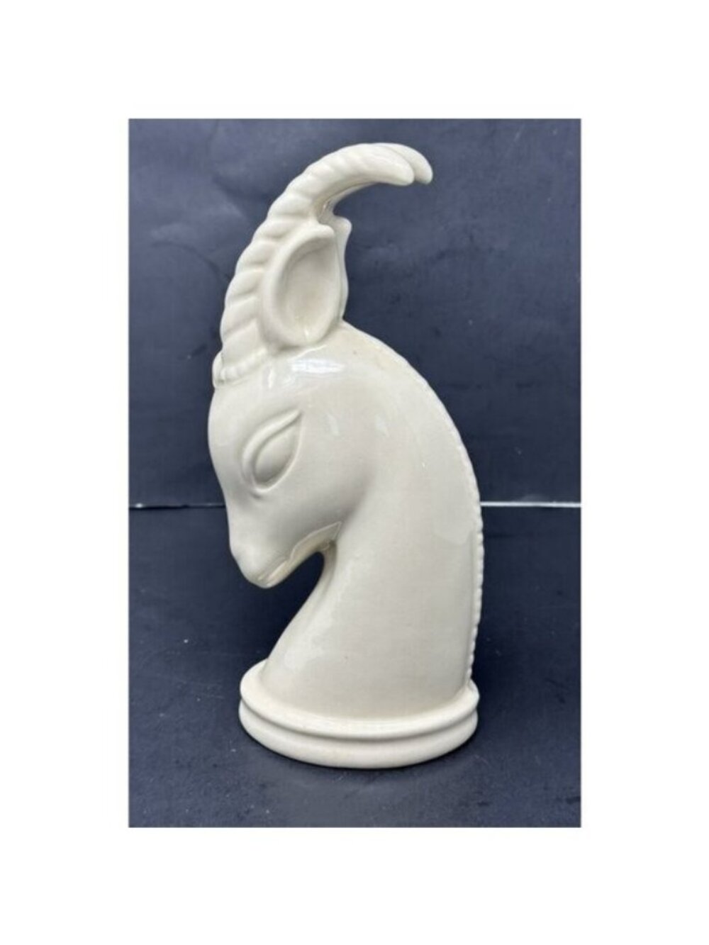 Vtg 1940s PRINCETON CHINA Art Deco GAZELLE ANTELOPE HEAD Trenton New Jersey - Picture 3 of 9